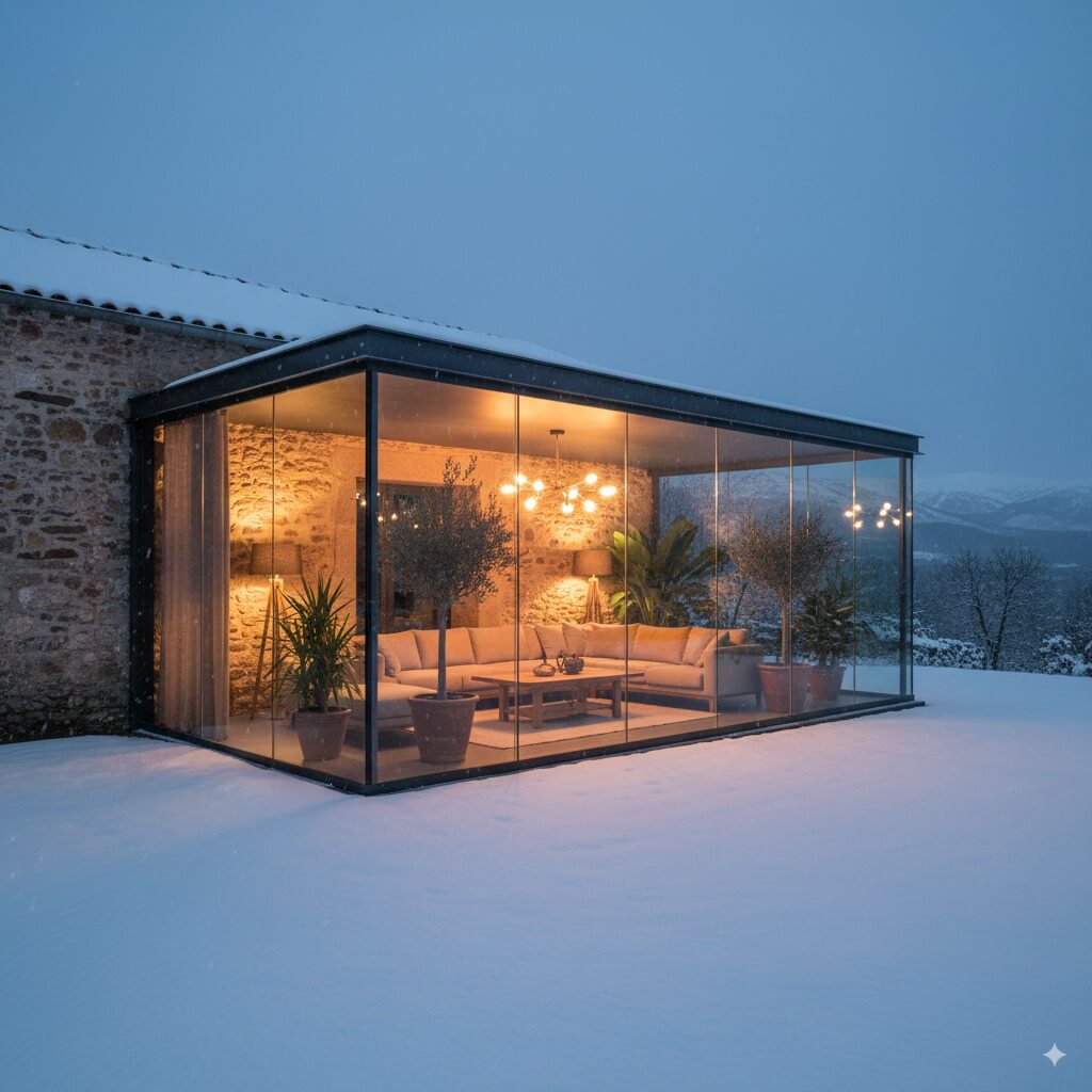 Cortina cristal